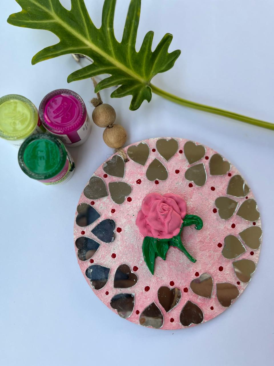 Handcrafted Wall Hanging – Nature Rose